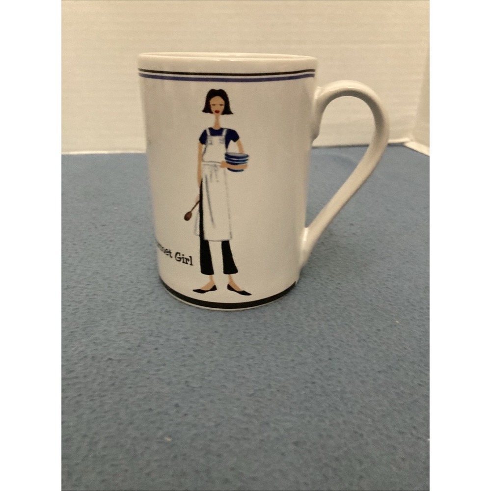 Santa Barbara Ceramic Design The Girls "Gourmet Girl" 12oz Tall Coffee Mug